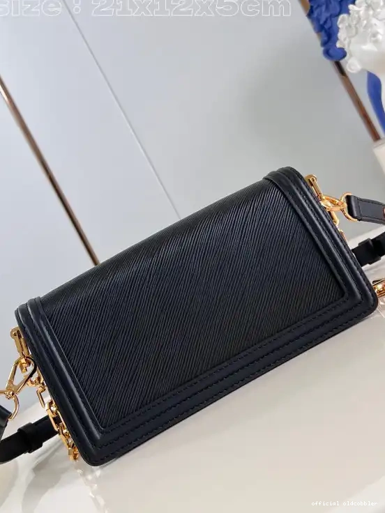 Official oldcobbler DAUPHINE LOUIS West-21*12*5CM VUITTON East 0610